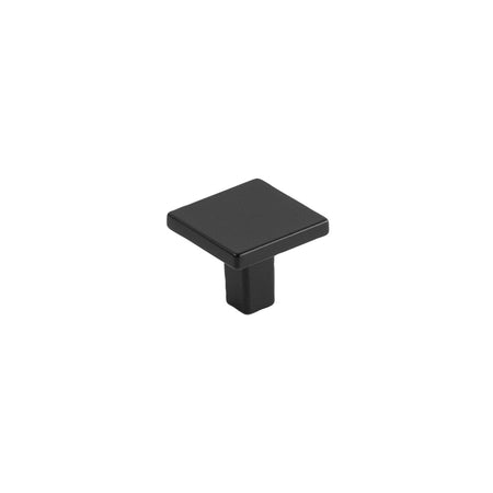 Belwith B077034-MB: 1-5/16" Emerge Cabinet Knob - Matte Black