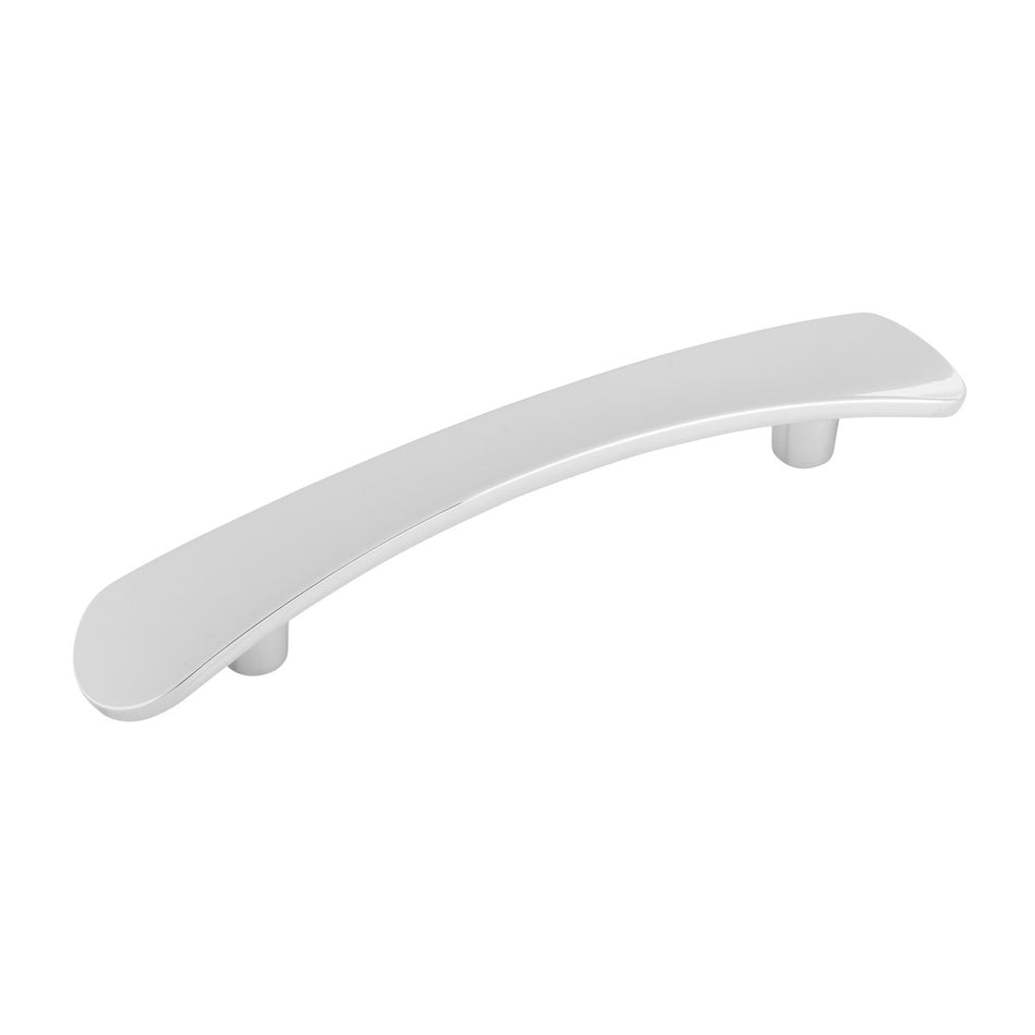 Belwith B076860-CH: 96mm cc Vale Cabinet Pull - Chrome