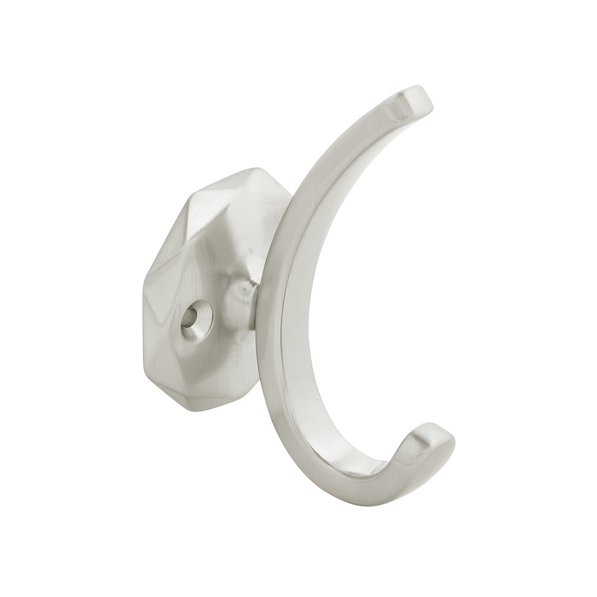 Hickory H077848SN: 4" Karat Double Wall Hook - Satin Nickel