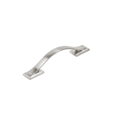 Hickory H078771SN: 96mm cc Dover Arch Cabinet Pull - Satin Nickel