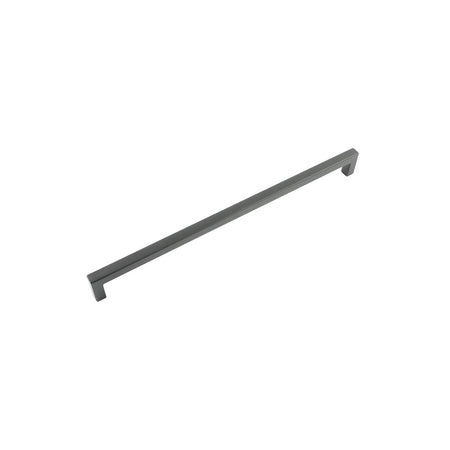Hickory HH075336-MB: 12" cc Skylight Cabinet Pull - Matte Black