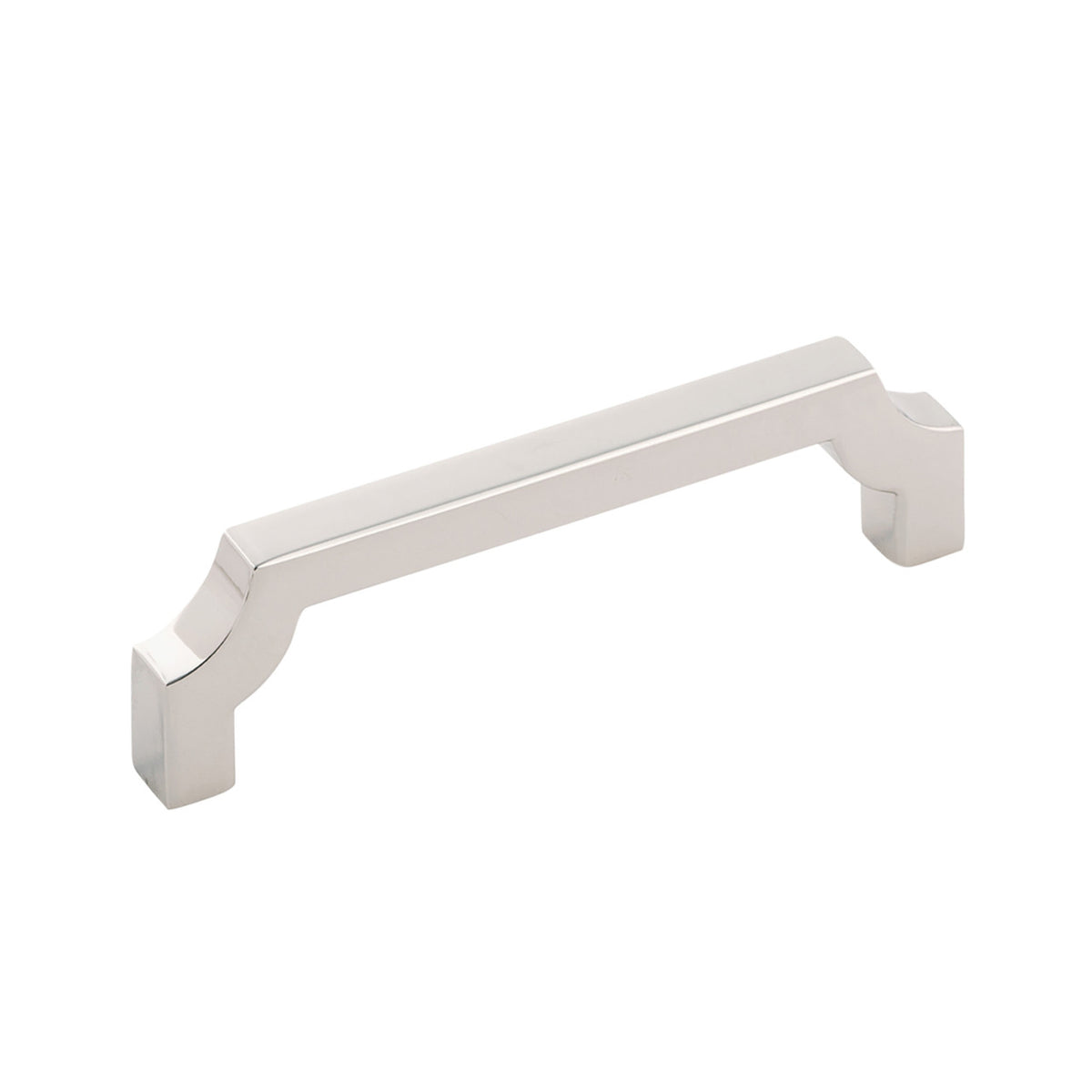 Belwith B076641-14: 96mm cc Monarch Cabinet Pull - Polished Nickel
