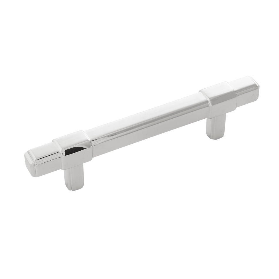 Belwith B076899-CH: 96mm cc Monroe Cabinet Pull - Chrome