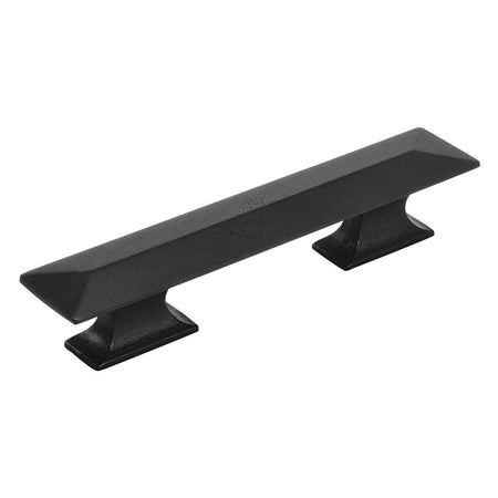 Hickory P2153-MB: 3" & 96mm cc Bungalow Cabinet Pull - Matte Black