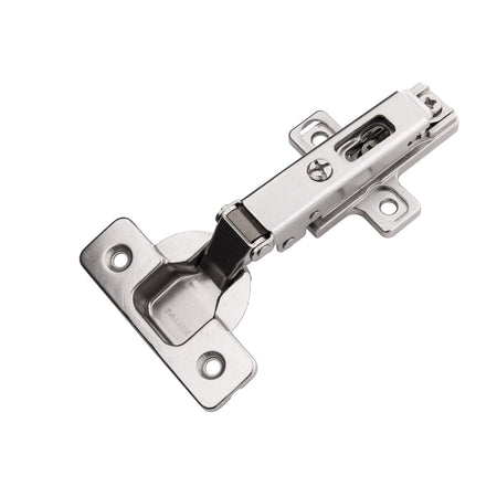 Hickory HH075221-14: Full Overlay Concealed Frameless Self-Close Cabinet Hinge (pair) - Polished Nickel