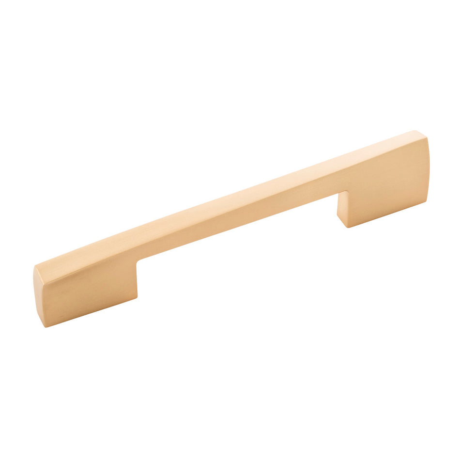 Belwith B076720-BGB: 128mm cc Flex Cabinet Pull - Brushed Golden Brass