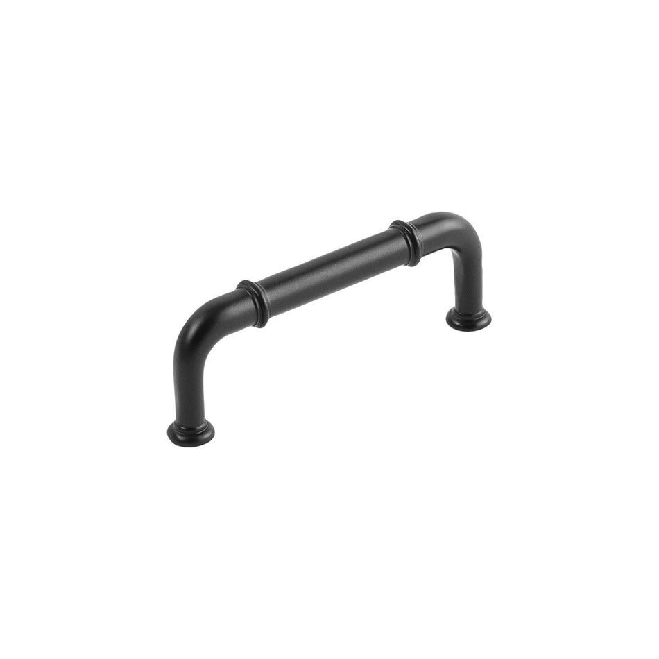 Hickory P3382-MB: 3" cc Cottage Cabinet Pull - Matte Black