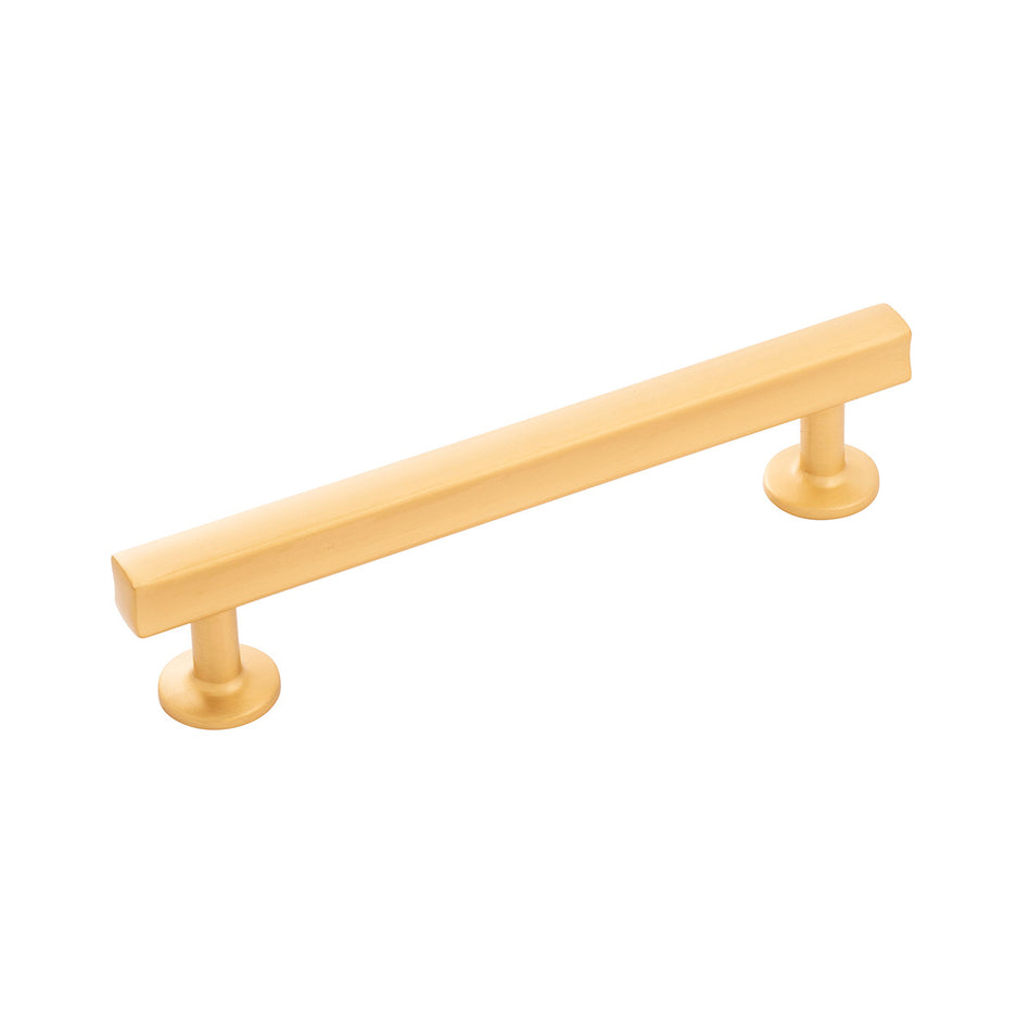Hickory H077882BGB: 128mm cc Woodward Cabinet Pull - Brushed Golden Brass