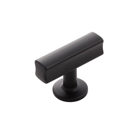 Hickory H077878MB: 1-15/16" Woodward T-Bar Cabinet Knob - Matte Black