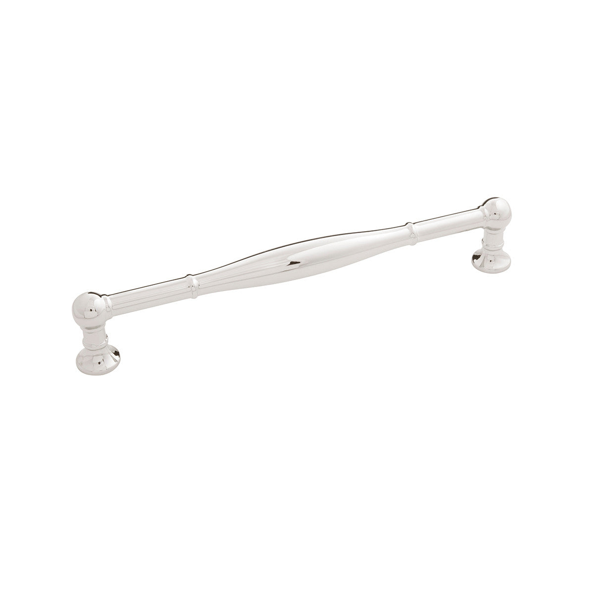 Belwith B076292-14: 192mm cc Fuller Cabinet Pull - Polished Nickel