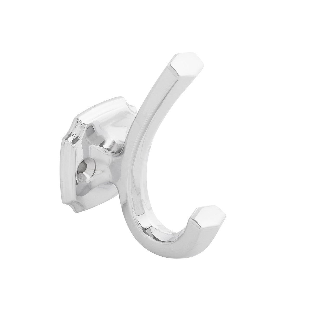 Hickory H077870CH: 3-1/2" Veranda Double Wall Hook - Polished Chrome