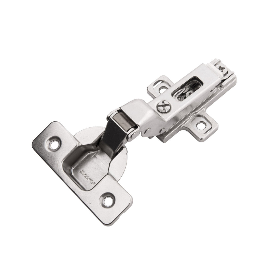 Hickory HH075223-14: Concealed Frameless Self-Close Cabinet Hinge (pair) - Polished Nickel