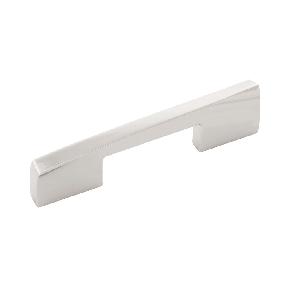 Belwith B076719-14: 3" & 96mm cc Flex Cabinet Pull - Polished Nickel