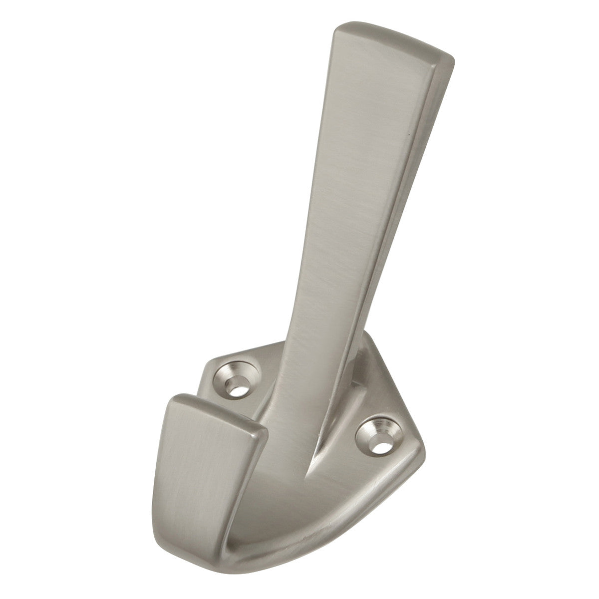 Hickory P25020-SN: 3-1/8" Angular Utility Double Wall Hook - Satin Nickel