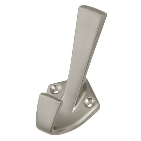 Hickory P25020-SN: 3-1/8" Angular Utility Double Wall Hook - Satin Nickel