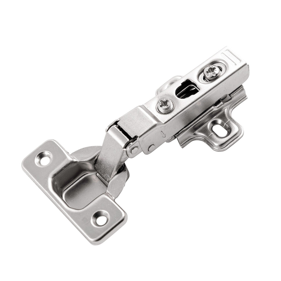 Hickory P5111-14: Concealed Frameless Snap-On Self-Close Cabinet Hinge - Polished Nickel