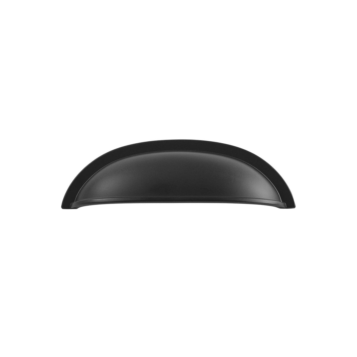 Hickory P3077-MB: 3" cc Cottage Cup Cabinet Pull - Matte Black