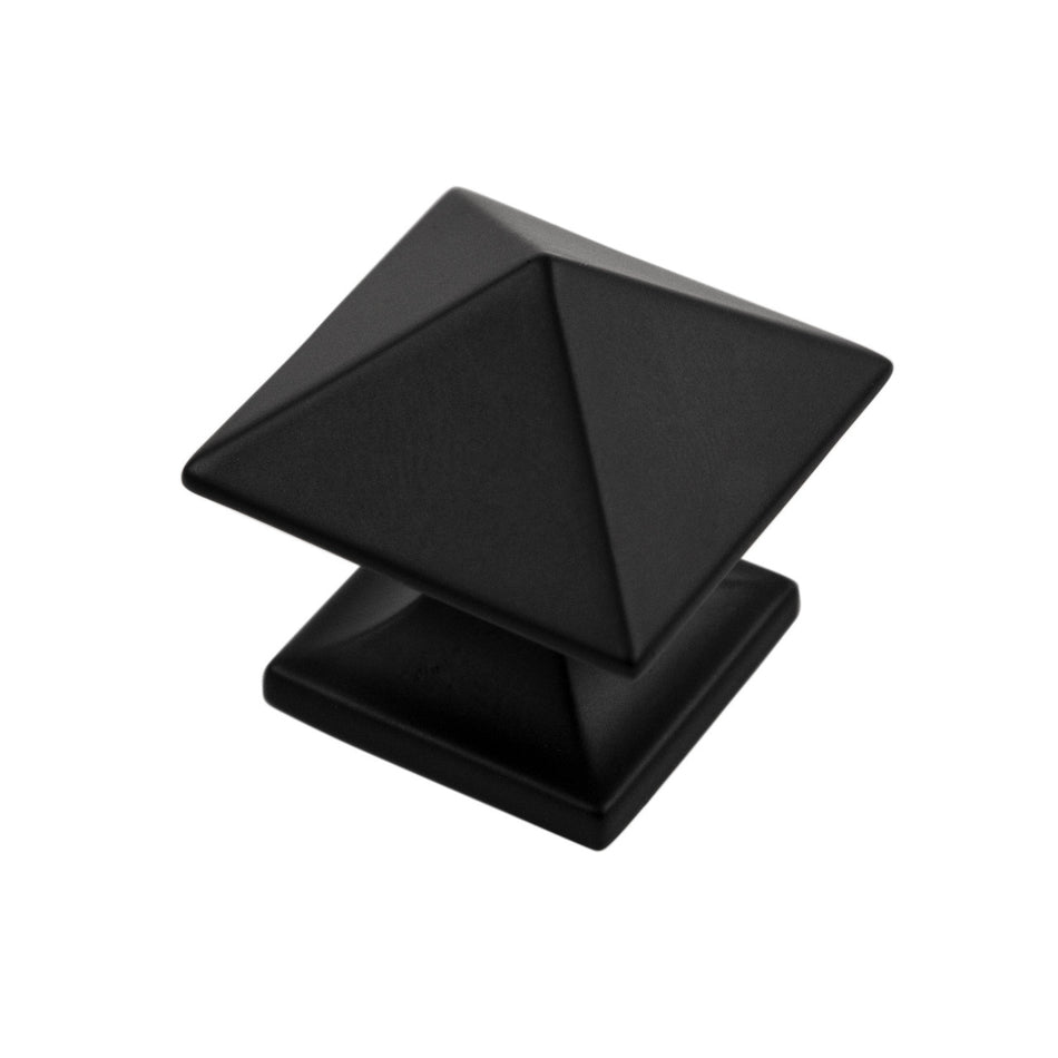 Hickory P3015-MB: 1-1/4" Studio Cabinet Knob - Matte Black