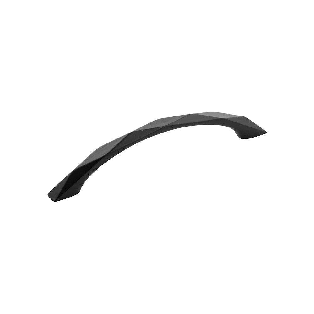 Hickory H077842MB: 128mm cc Karat Arch Cabinet Pull - Matte Black