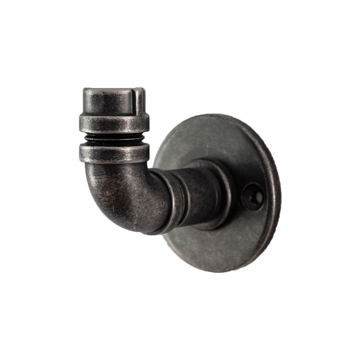 Hickory S077188-BNV: 2-1/2" Pipeline Single Wall Hook - Black Nickel Vibed