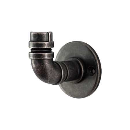 Hickory S077188-BNV: 2-1/2" Pipeline Single Wall Hook - Black Nickel Vibed