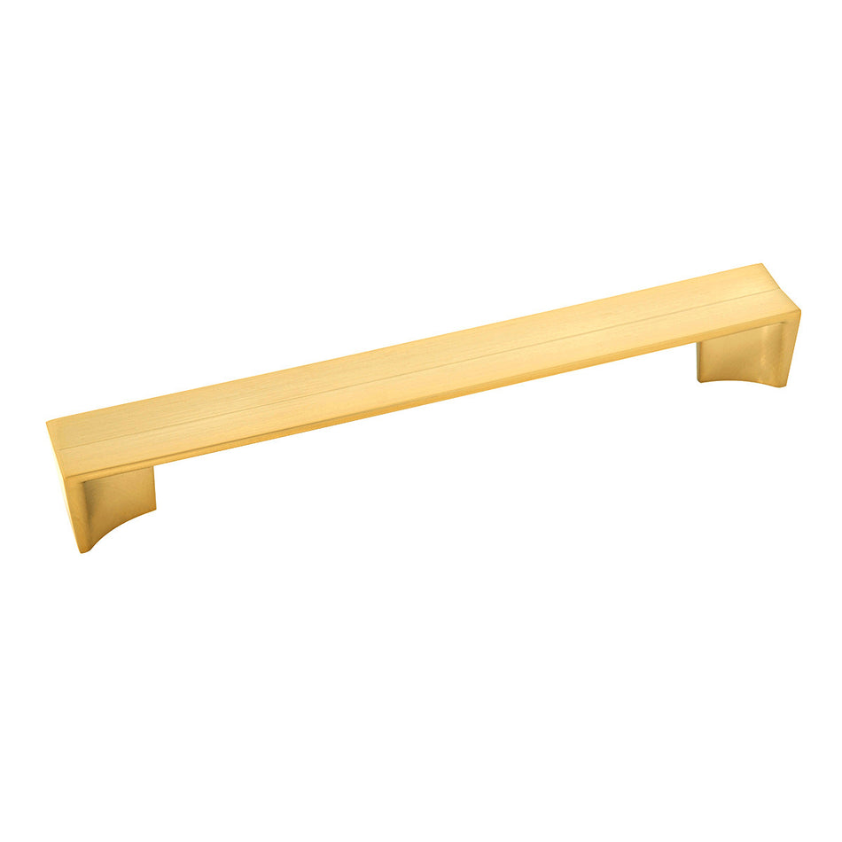 Belwith B076092-BGB: 192mm cc Avenue Cabinet Pull - Brushed Golden Brass