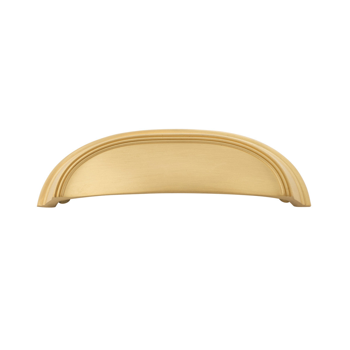 Hickory P2144-BGB: 3" & 96mm cc American Diner Cup Cabinet Pull - Brushed Golden Brass