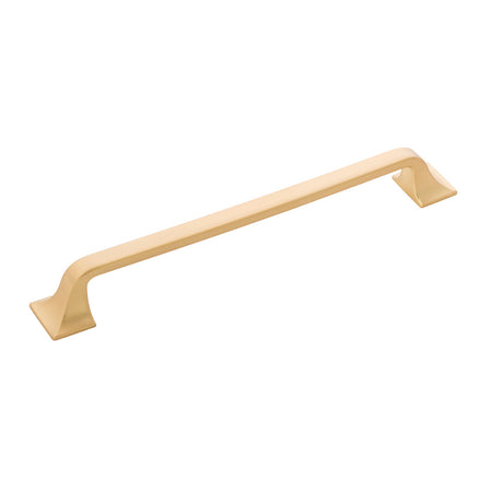 Hickory H076704-BGB: 192mm cc Forge Cabinet Pull - Brushed Golden Brass