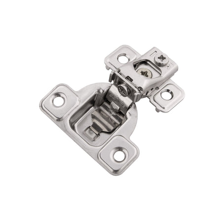Hickory HH075217-14: 1/2" Overlay  Concealed Face Frame Self-Close Cabinet Hinge (pair) - Polished Nickel