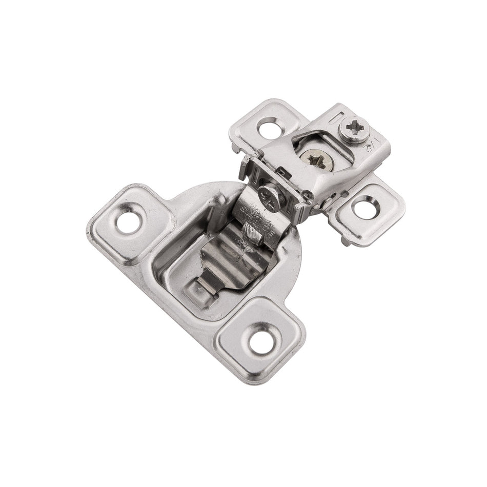 Hickory HH075217-14: 1/2" Overlay  Concealed Face Frame Self-Close Cabinet Hinge (pair) - Polished Nickel