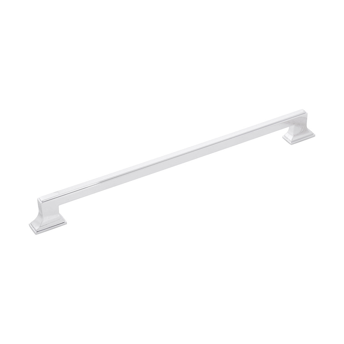 Belwith B077465-CH: 12" cc Brownstone Cabinet Pull - Chrome