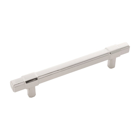 Belwith B076900-14: 128mm cc Monroe Cabinet Pull - Polished Nickel