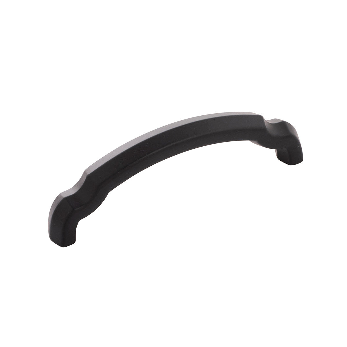 Hickory H077863MB: 96mm cc Veranda Arch Cabinet Pull - Matte Black