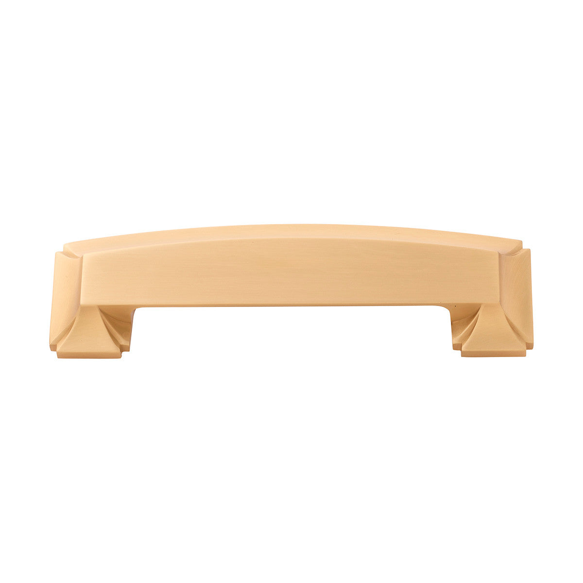 Hickory P3234-BGB: 3", 96mm &128mm cc Bridges Cup Cabinet Pull - Brushed Golden Brass