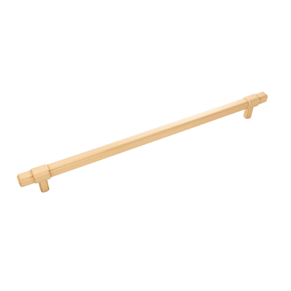 Belwith B076902-BGB: 12" cc Monroe Cabinet Pull - Brushed Golden Brass