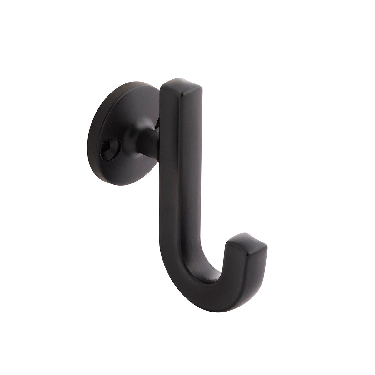 Hickory H077888MB: 3-5/8" Woodward Single Wall Hook - Matte Black