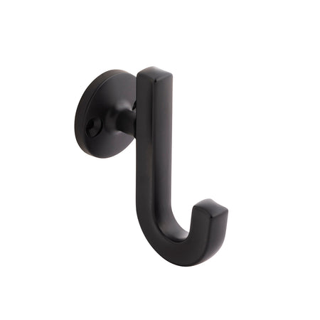 Hickory H077888MB: 3-5/8" Woodward Single Wall Hook - Matte Black