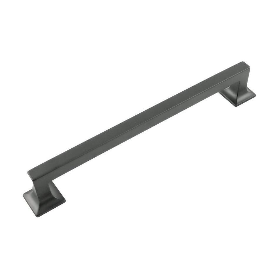 Hickory P3026-MB: 224mm cc Studio Cabinet Pull - Matte Black
