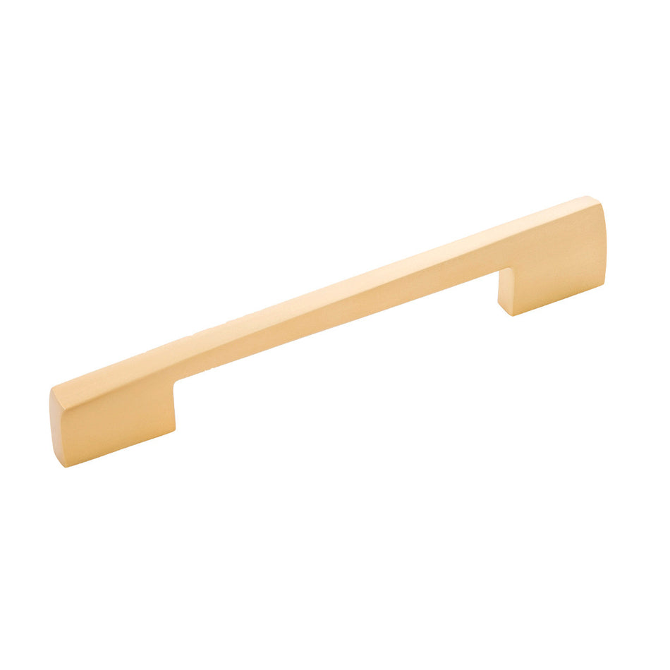 Belwith B077023-BGB: 160mm cc Flex Cabinet Pull - Brushed Golden Brass