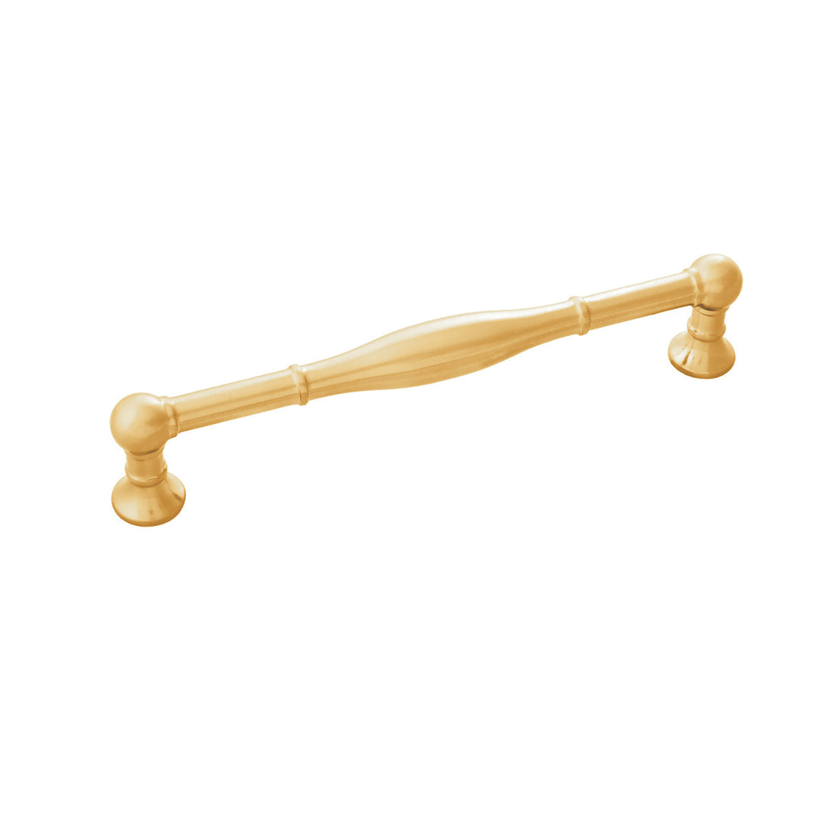 Belwith B076291-BGB: 160mm cc Fuller Cabinet Pull - Brushed Golden Brass