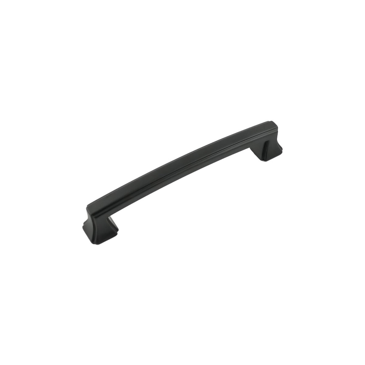 Hickory P3233-MB: 128mm cc Bridges Cabinet Pull - Matte Black