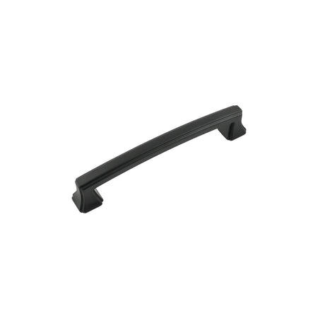 Hickory P3233-MB: 128mm cc Bridges Cabinet Pull - Matte Black
