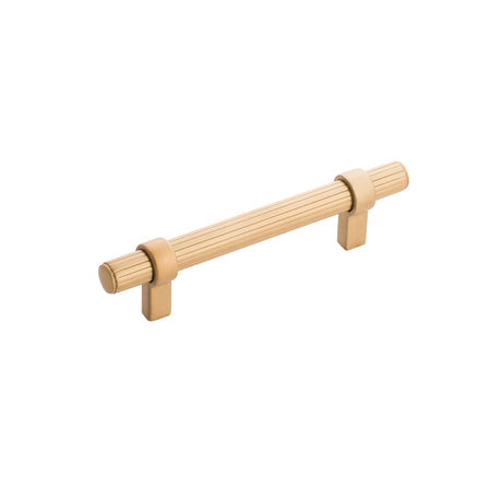 Belwith B076888-BGB: 96mm cc Sinclaire Cabinet Pull - Brushed Golden Brass