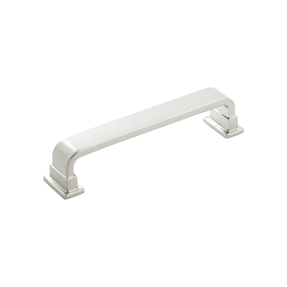 Belwith B077894SN: 128mm cc Brighton Cabinet Pull - Satin Nickel