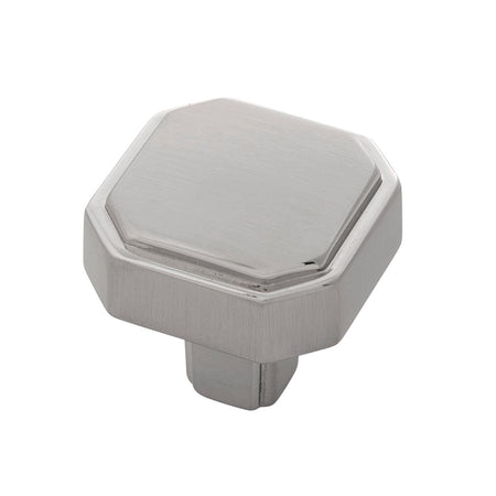 Belwith B076895-SN: 1-5/16" Monroe Cabinet Knob - Satin Nickel