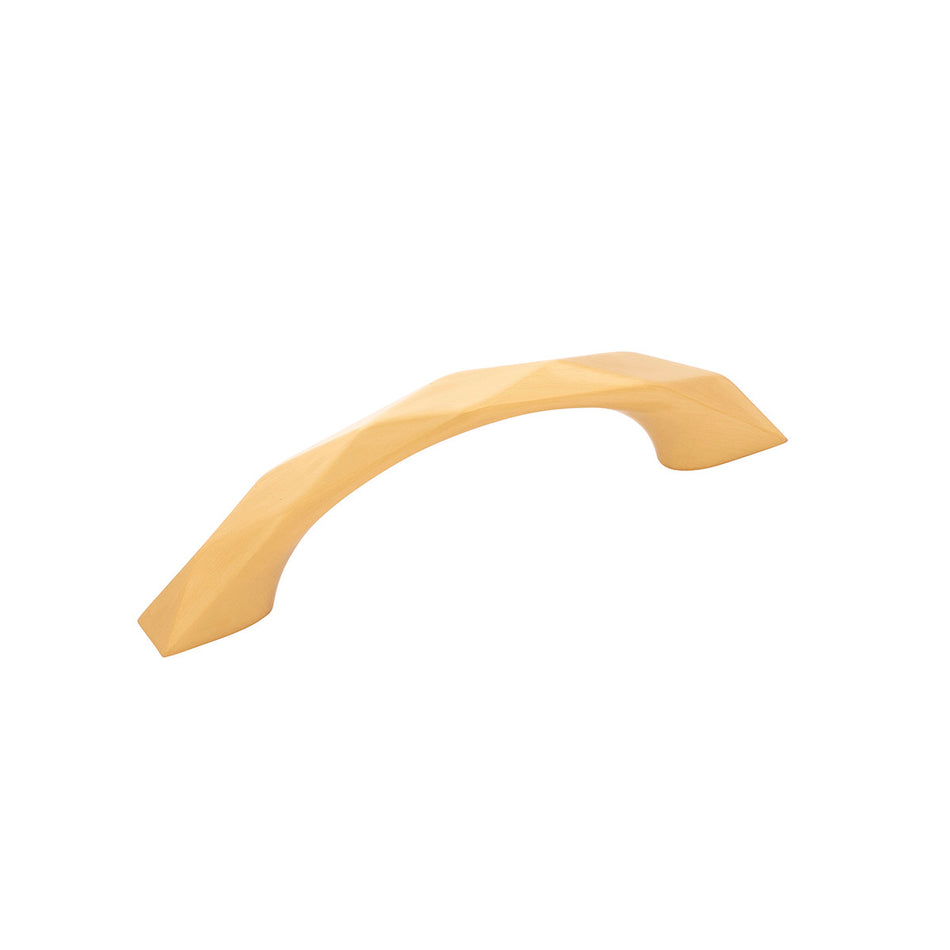Hickory H077840BGB: 3" cc Karat Arch Cabinet Pull - Brushed Golden Brass