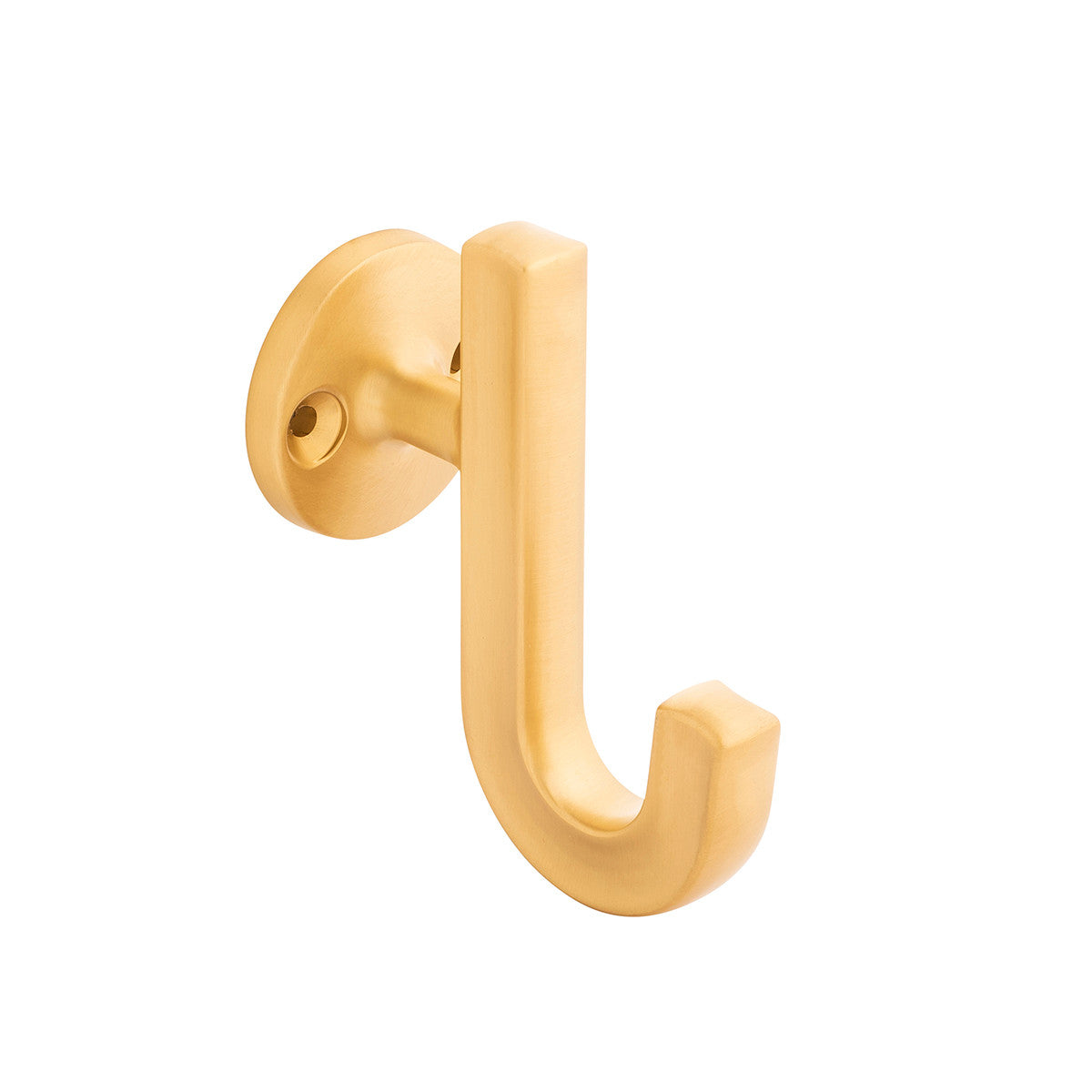 Hickory H077888BGB: 3-5/8" Woodward Single Wall Hook - Brushed Golden Brass