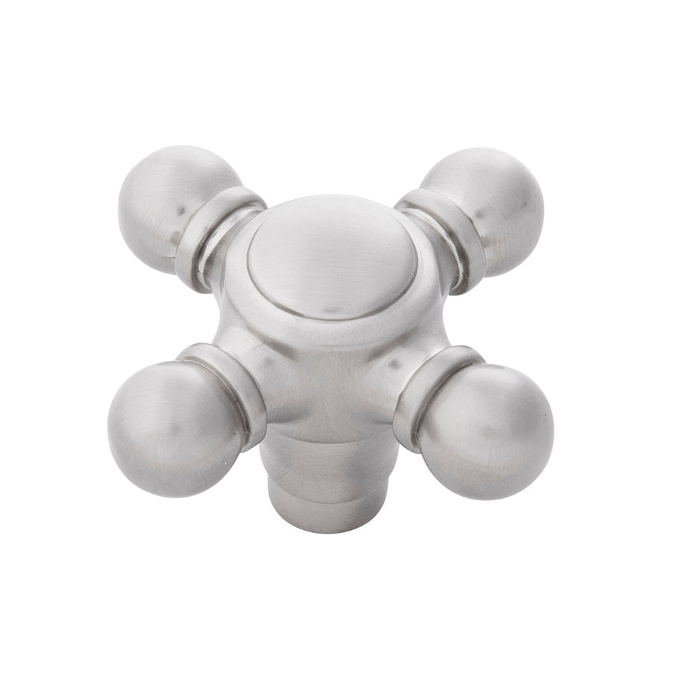 Belwith B076809-SS: 2-1/8" Fuller Cabinet Knob - Stainless Steel