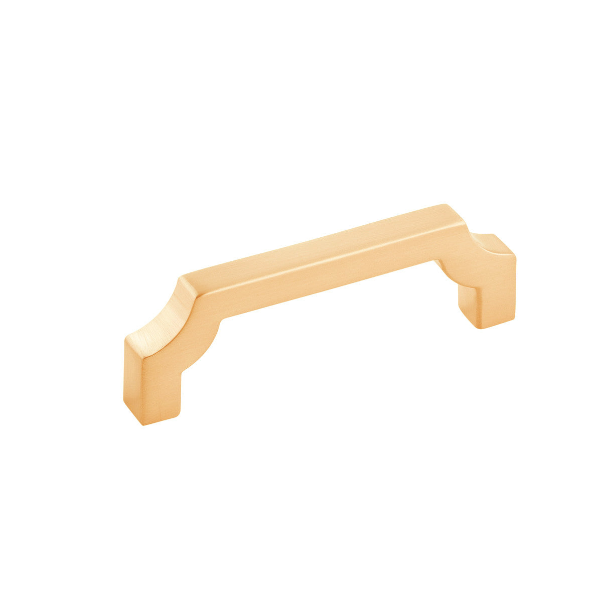 Belwith B076640-BGB: 3" cc Monarch Cabinet Pull - Brushed Golden Brass