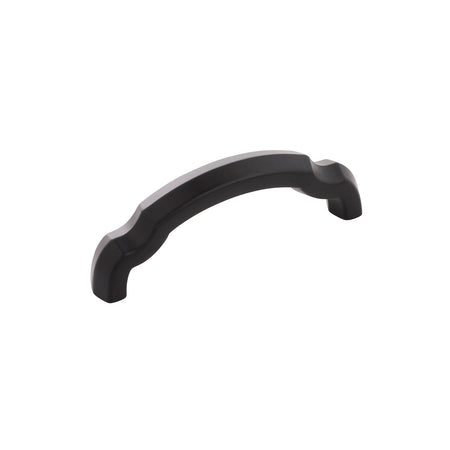 Hickory H077862MB: 3" cc Veranda Arch Cabinet Pull - Matte Black